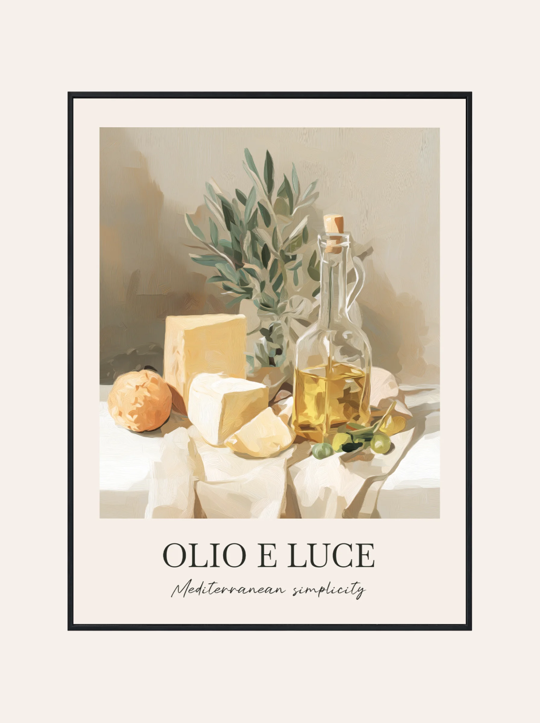 Plakat Olio e Luce