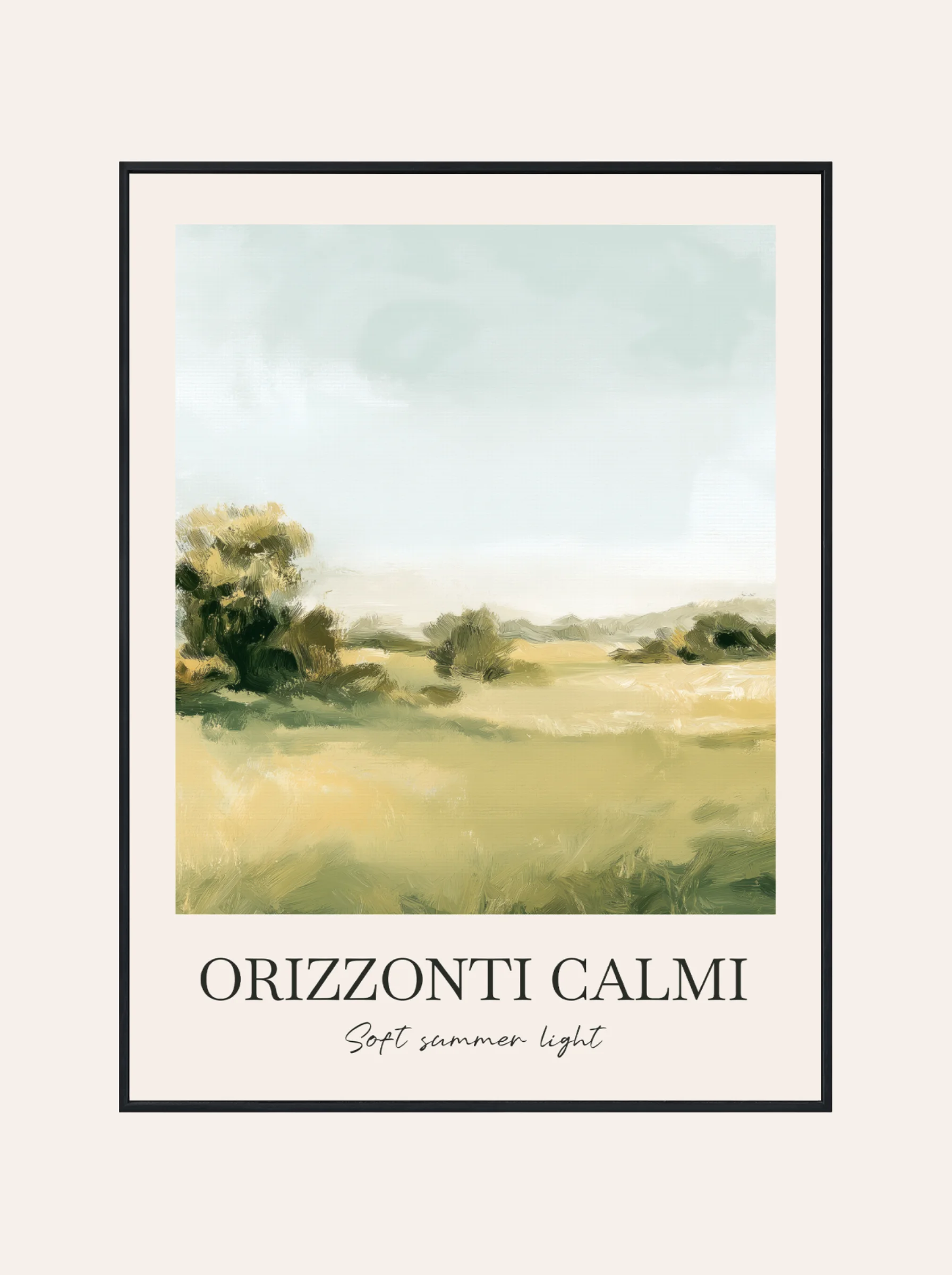 Plakat Orizzonti Calmi