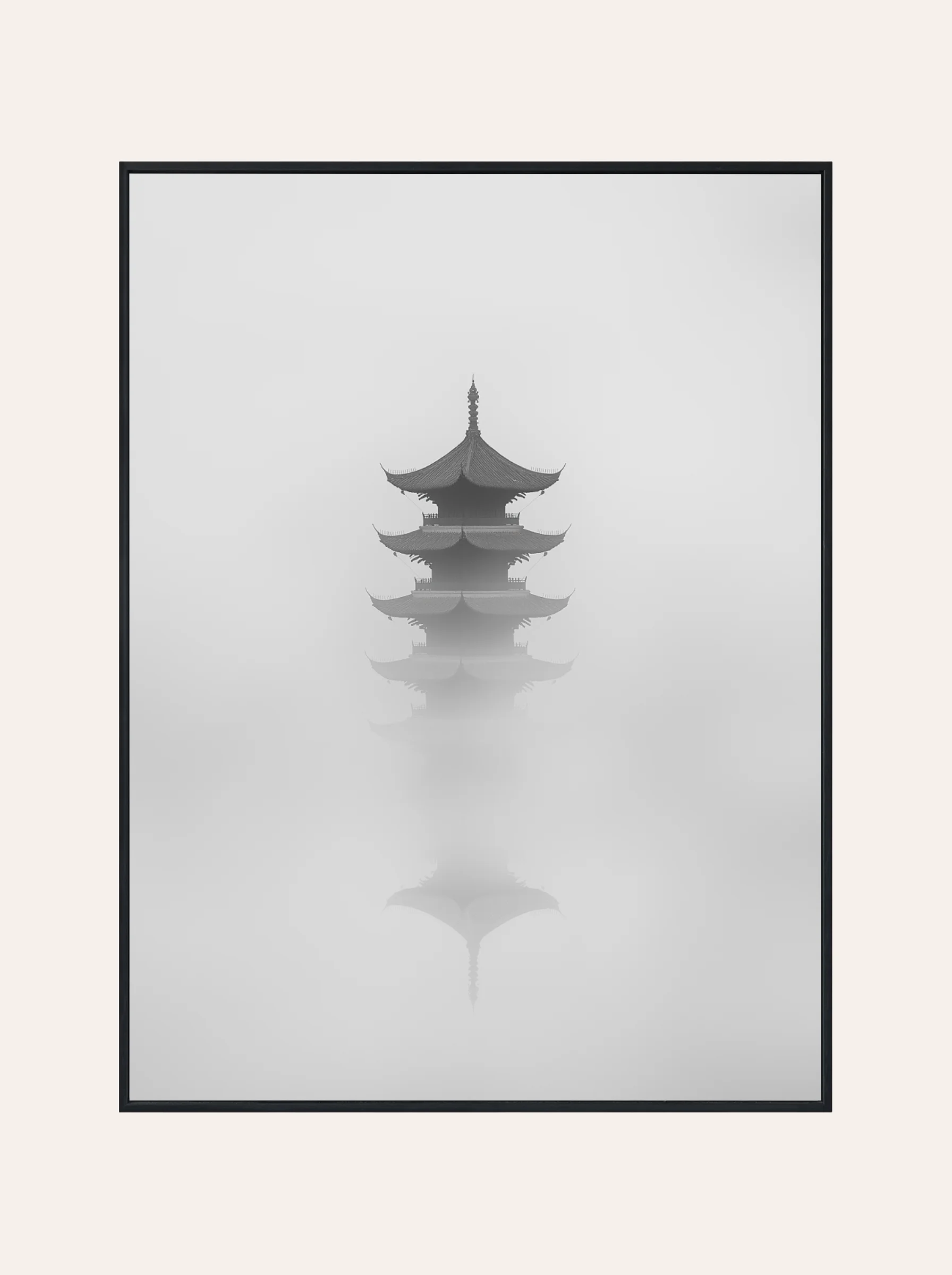 Plakat Pagoda we Mgle