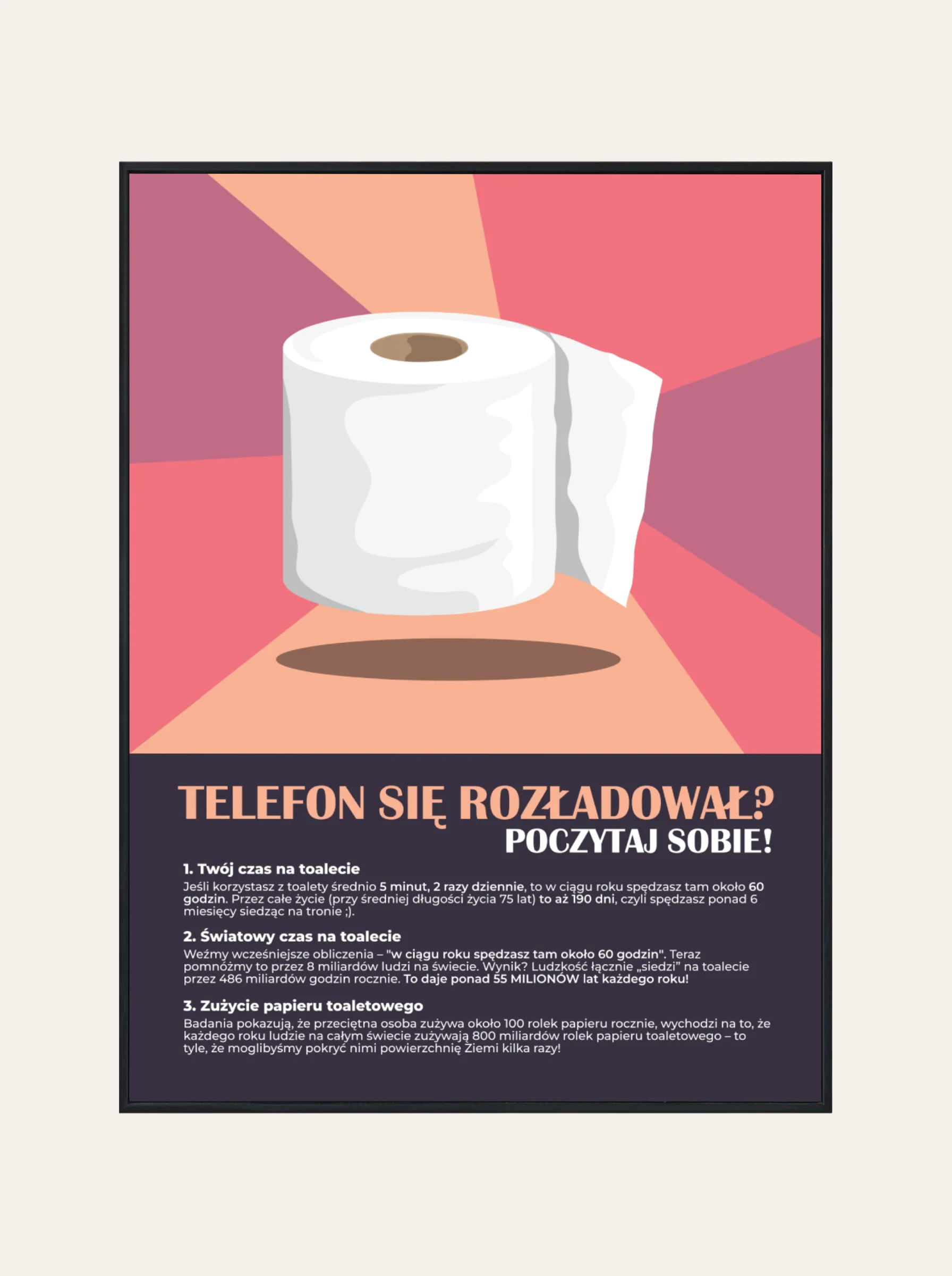 Plakat Papier Śmieszny Nr. 1