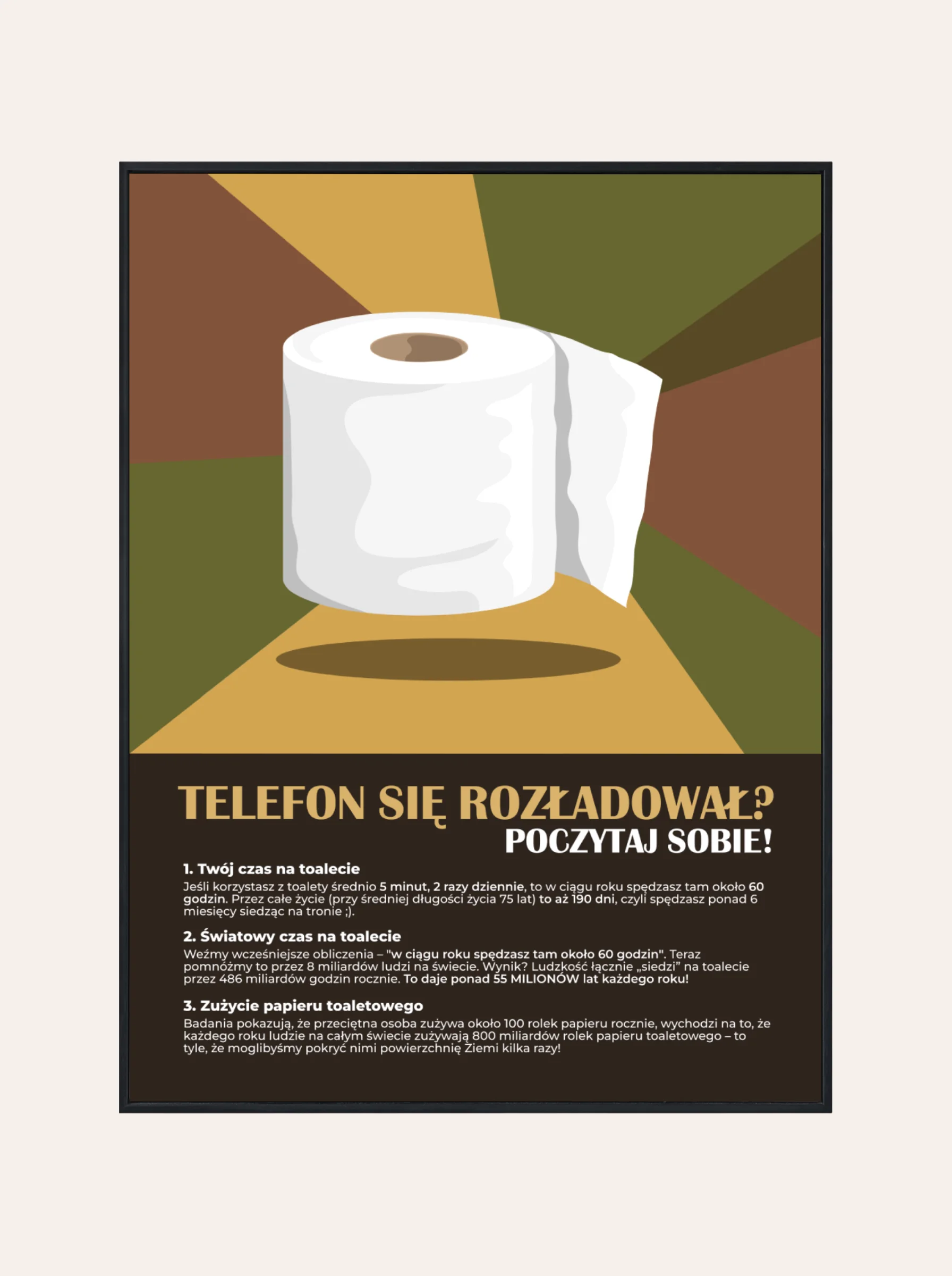 Plakat Papier Śmieszny Nr. 3