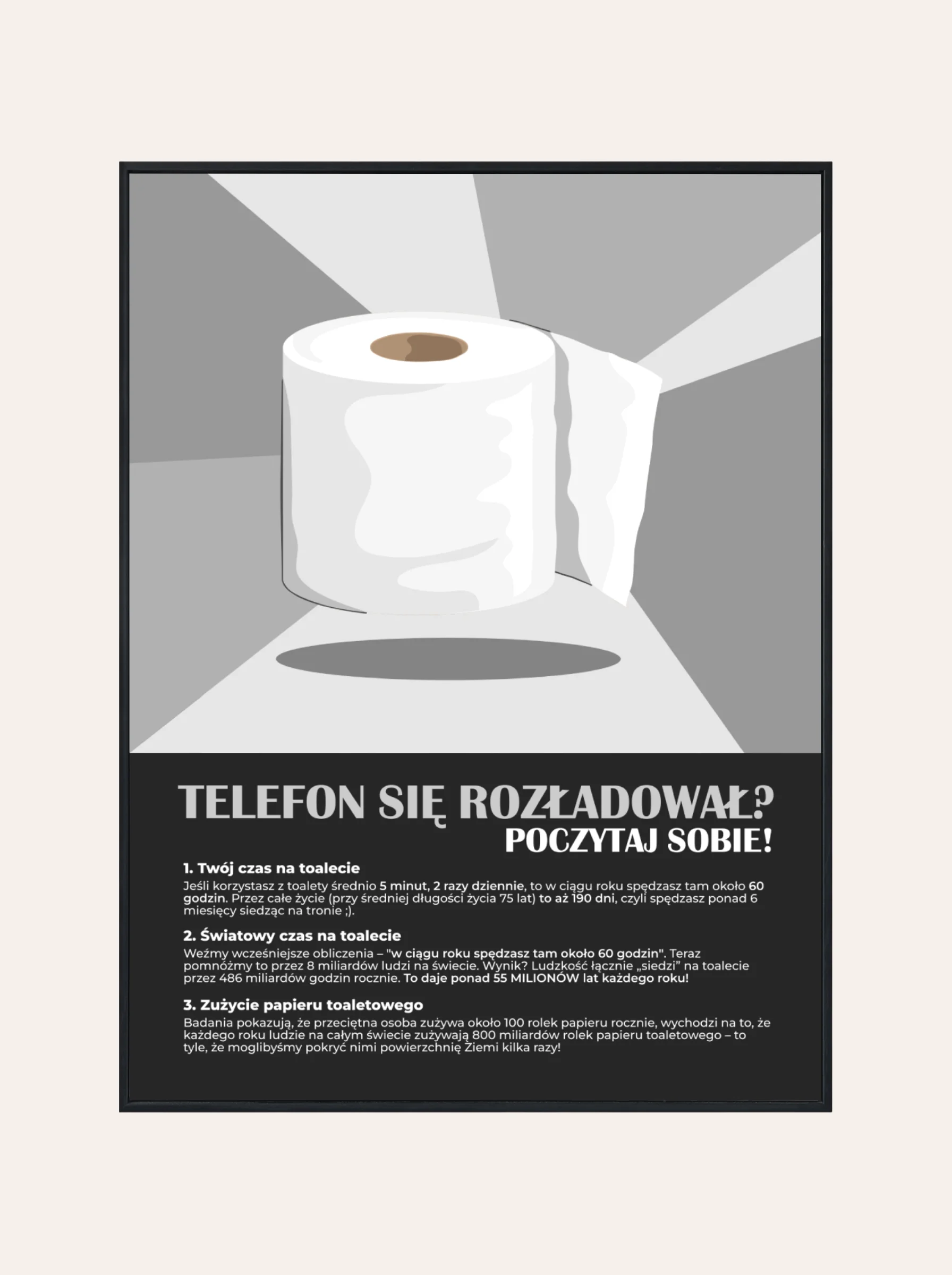 Plakat Papier Śmieszny Nr. 4