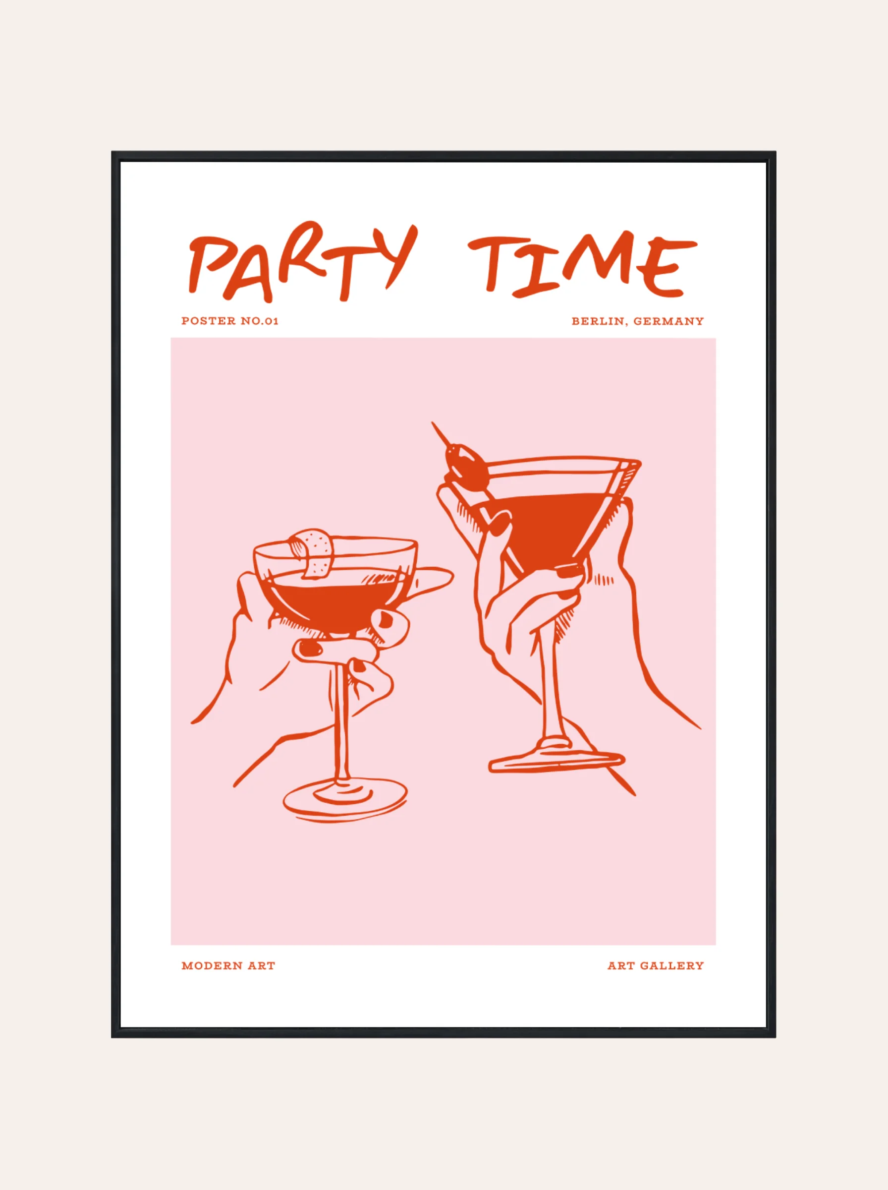 Plakat Party Time
