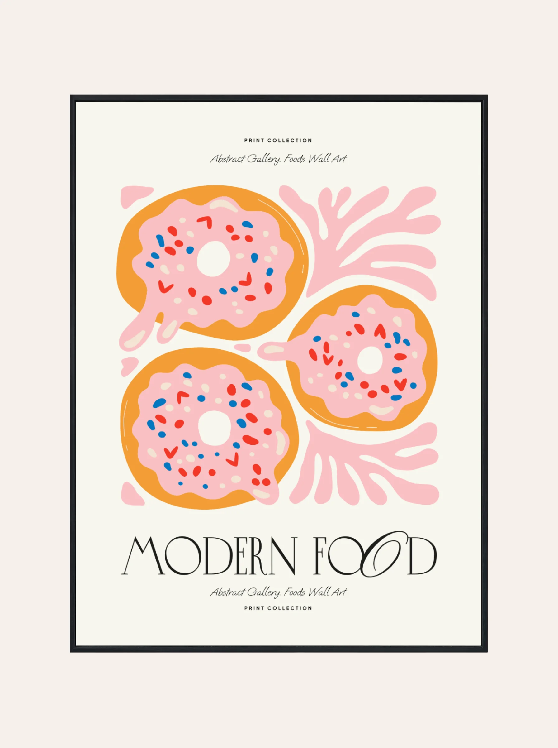 Plakat Różowe Donuty