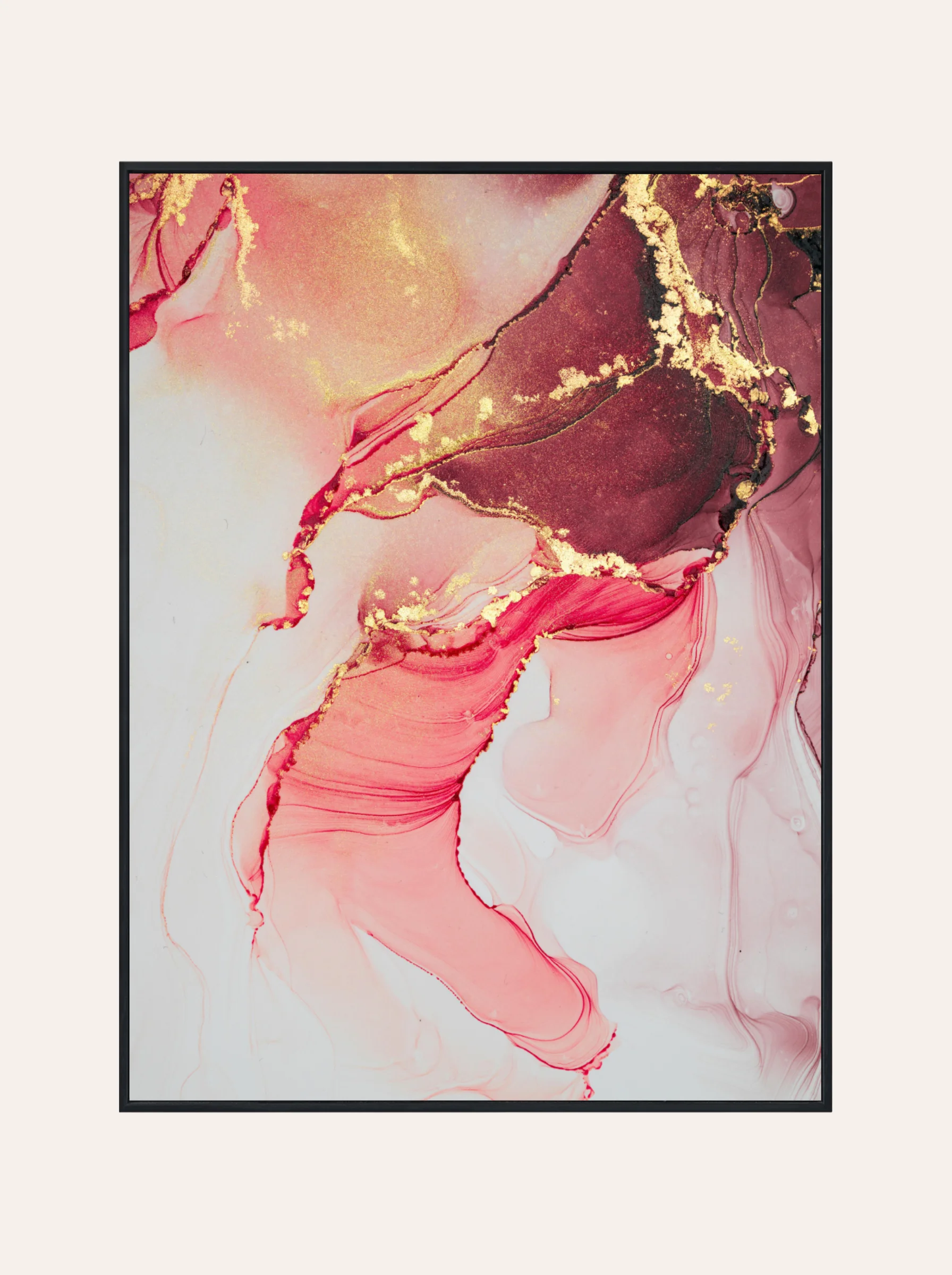 Plakat Różowy Marmur Nr. 2