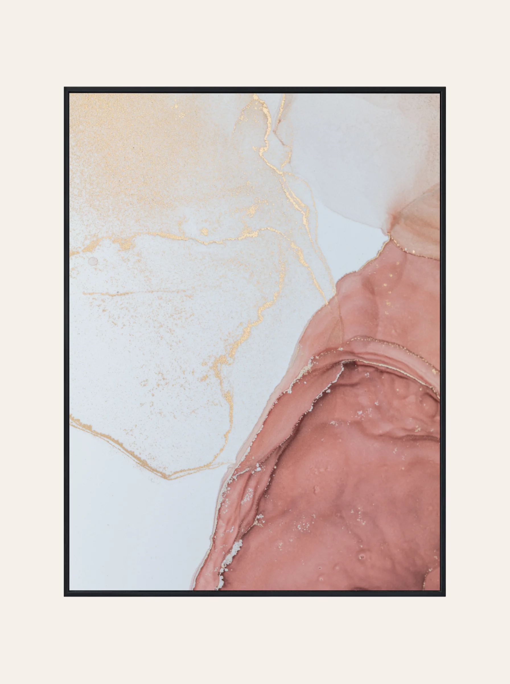 Plakat Różowy Marmur Nr. 3