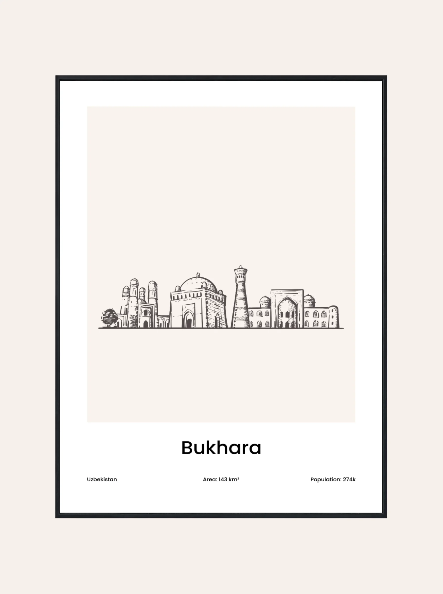 Plakat Rysunek Buchara