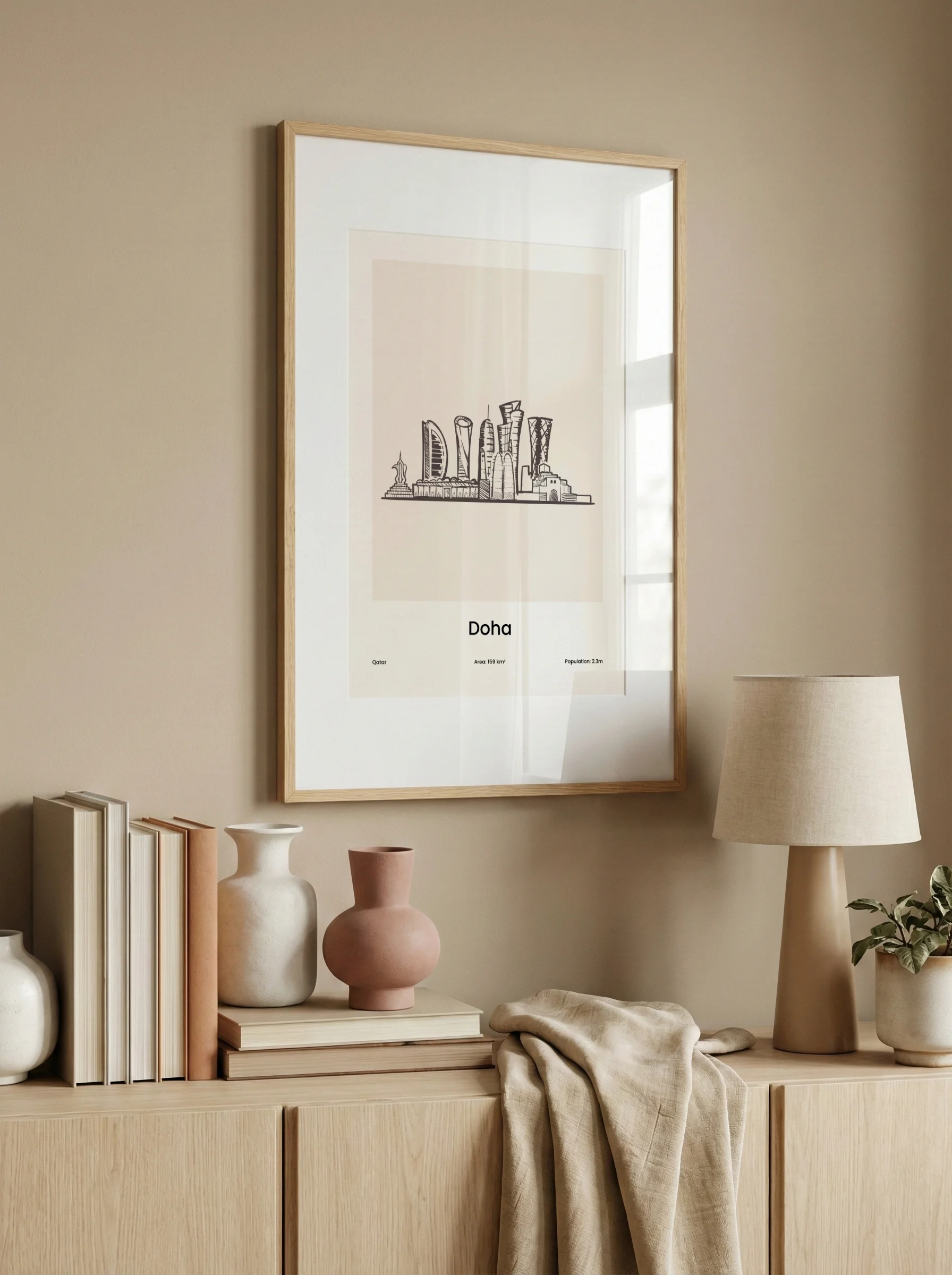 Plakat Rysunek Doha - obrazek 2