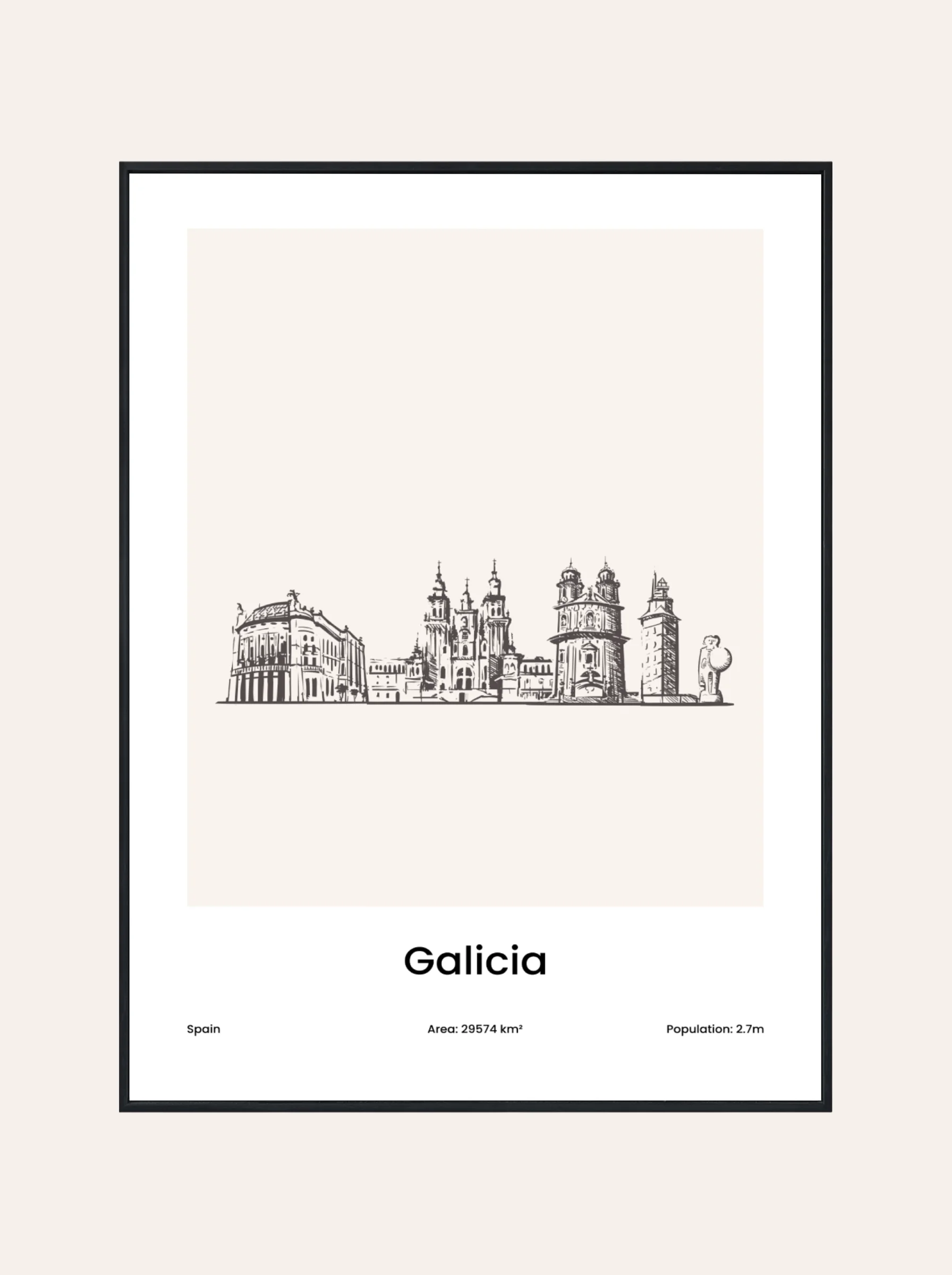 Plakat Rysunek Galicja