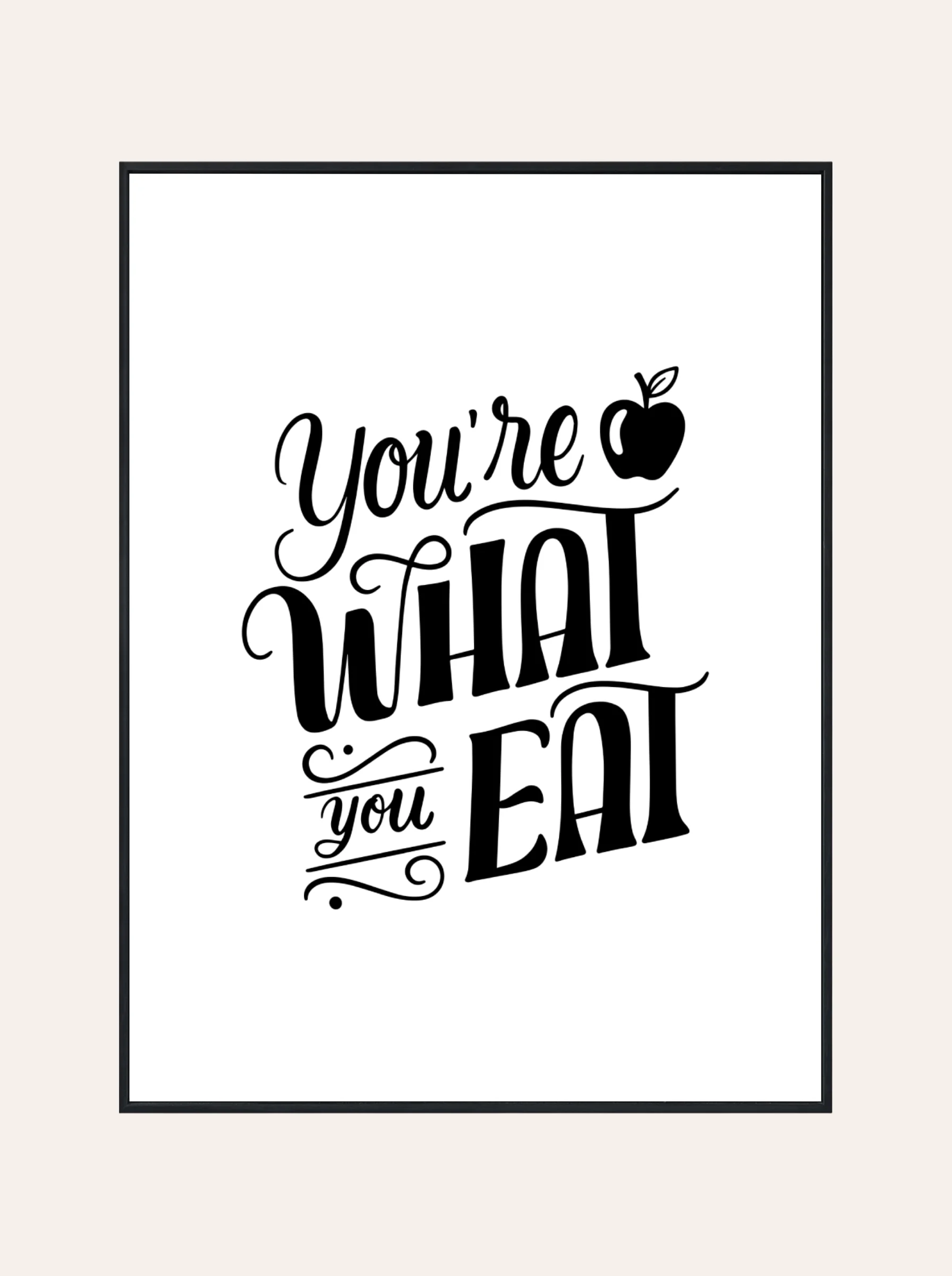 Plakat You Are What You Eat