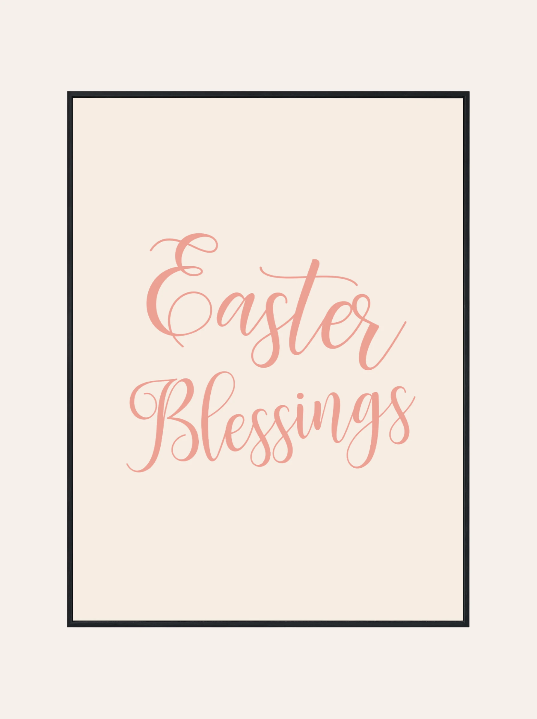 Plakat Easter Blessings