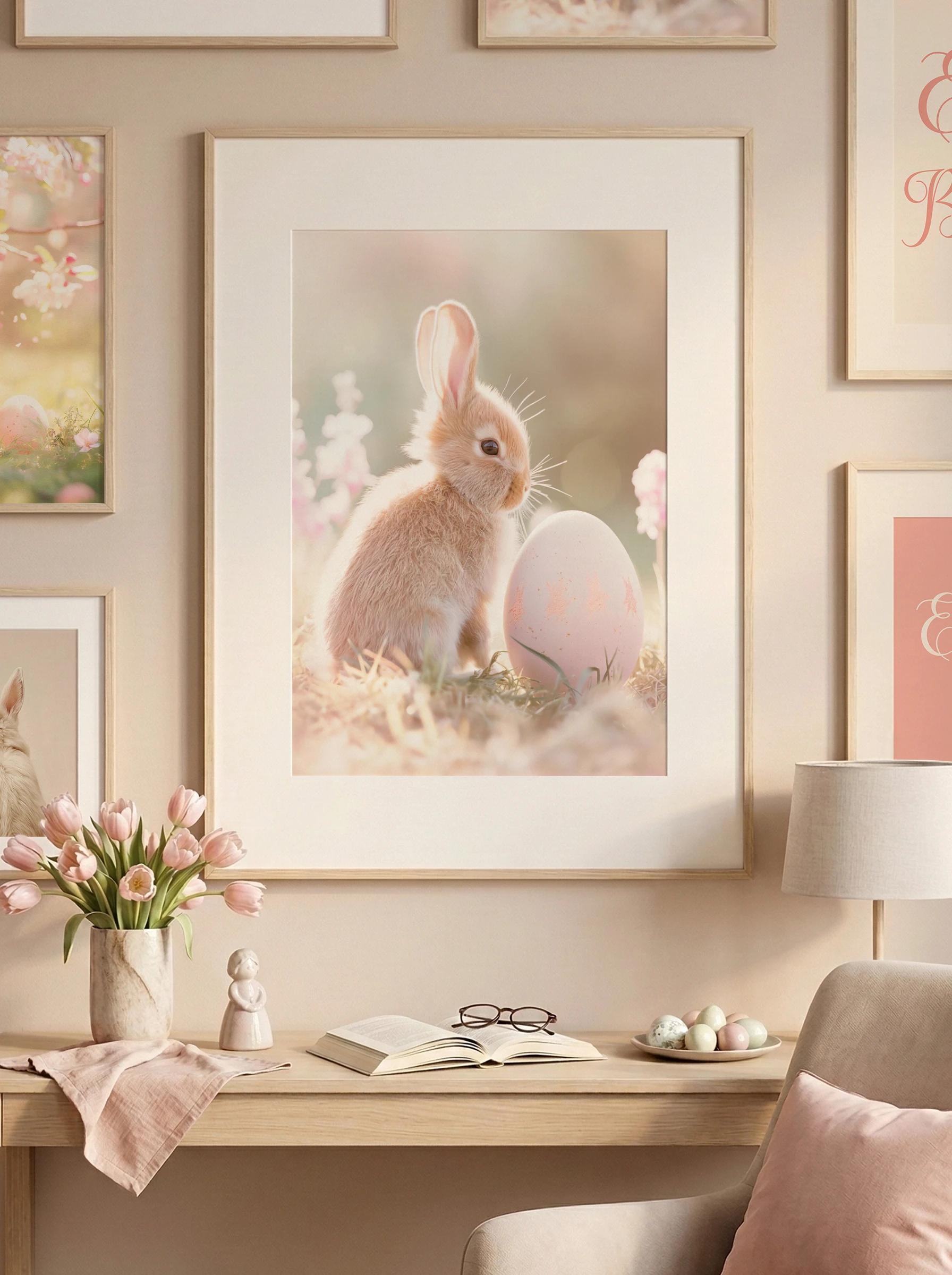 Plakat Pastelowy Króliczek - obrazek 2