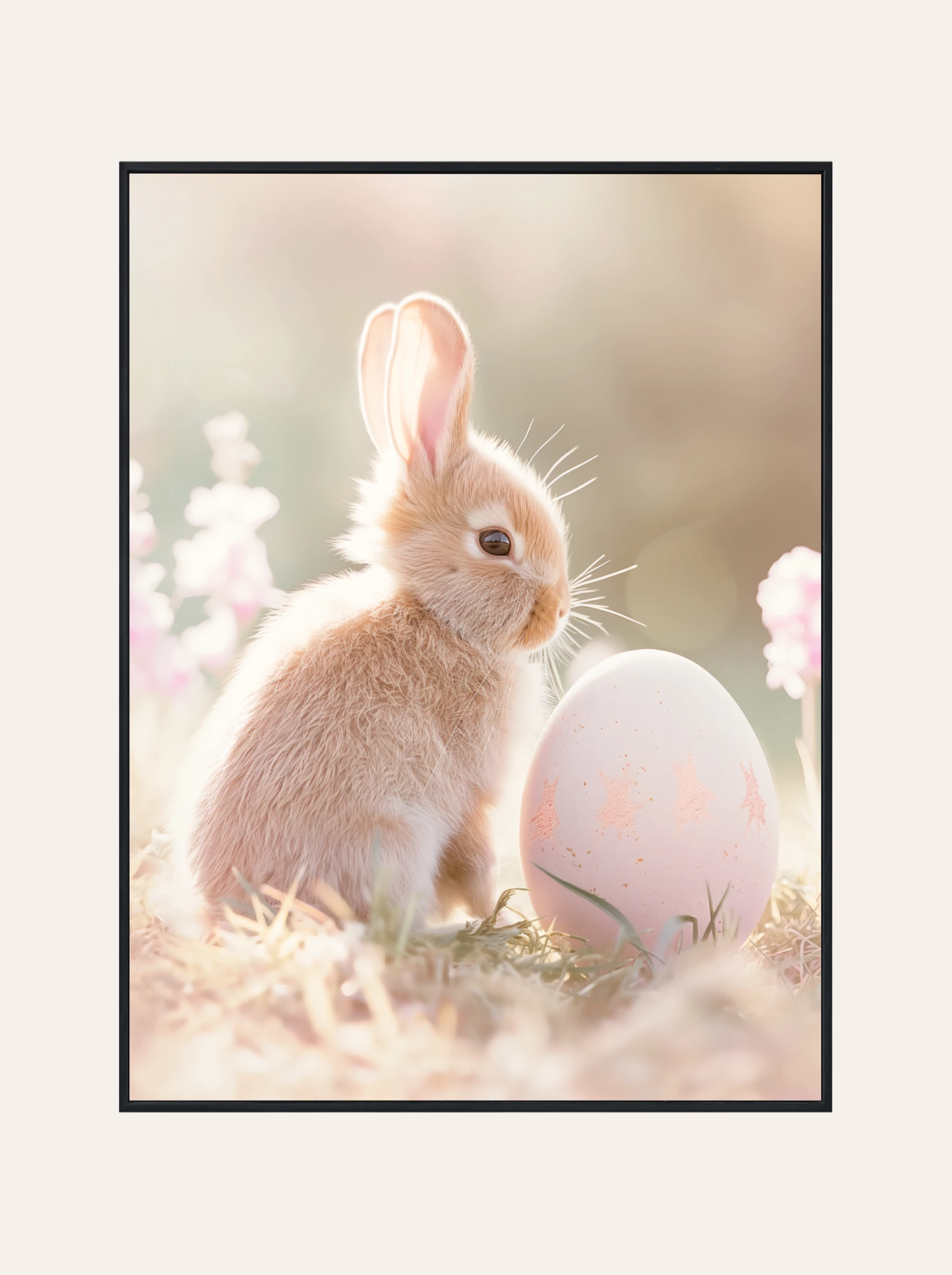 Plakat Pastelowy Króliczek