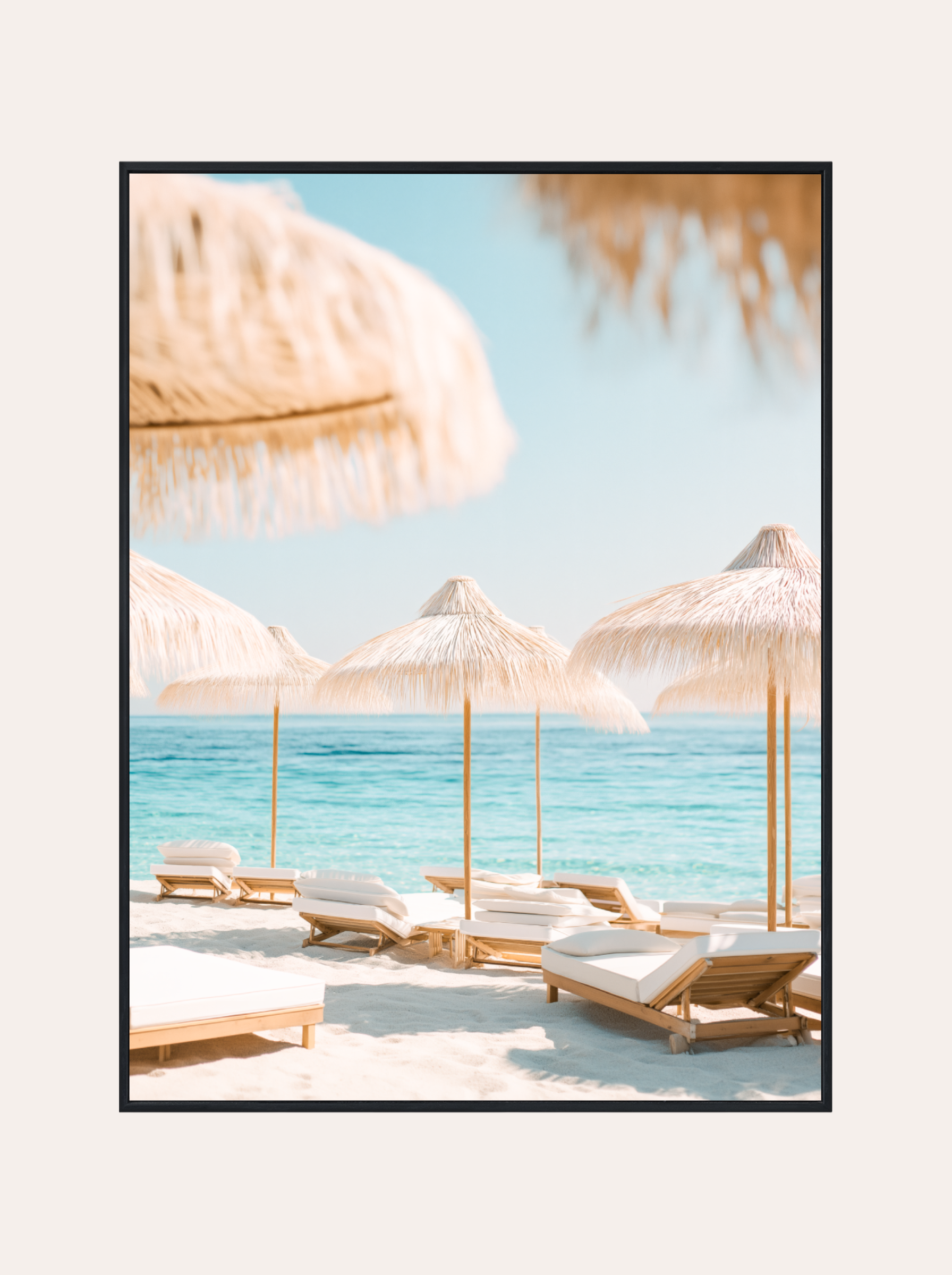 Plakat Leżaki pod Palmami
