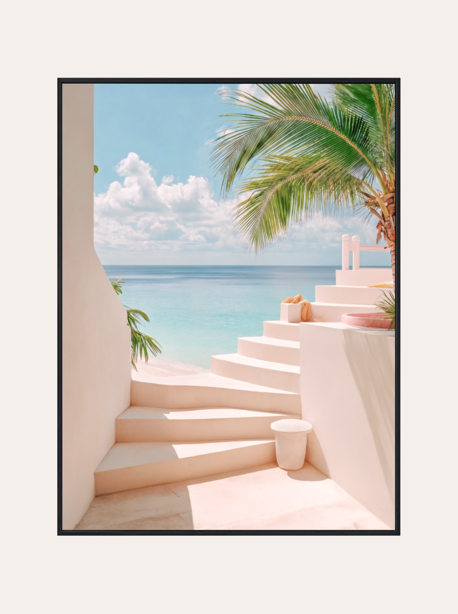 Plakat Schody na Plażę